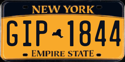 NY license plate GIP1844