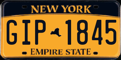 NY license plate GIP1845