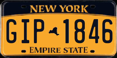 NY license plate GIP1846