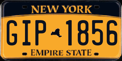 NY license plate GIP1856