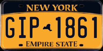 NY license plate GIP1861