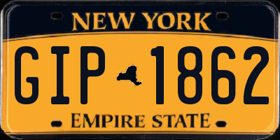NY license plate GIP1862