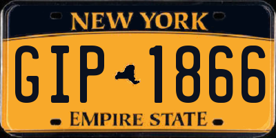 NY license plate GIP1866