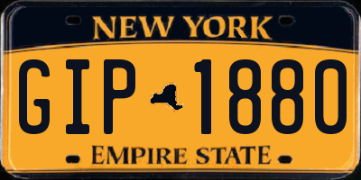 NY license plate GIP1880