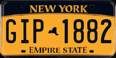 NY license plate GIP1882