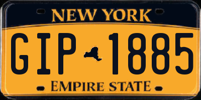 NY license plate GIP1885