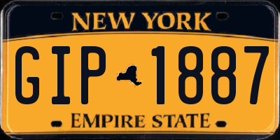 NY license plate GIP1887