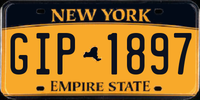 NY license plate GIP1897