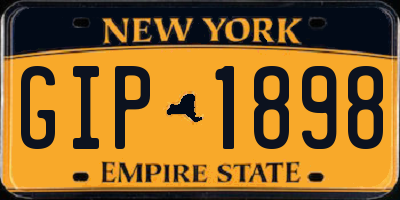 NY license plate GIP1898