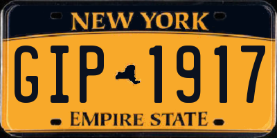 NY license plate GIP1917