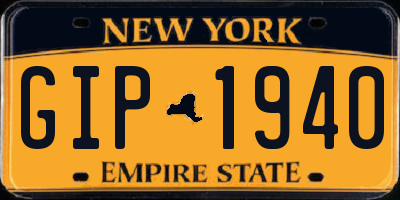 NY license plate GIP1940
