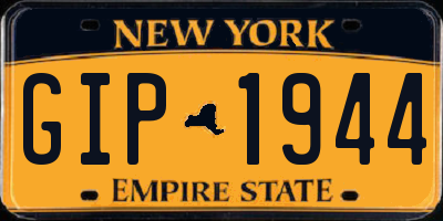 NY license plate GIP1944