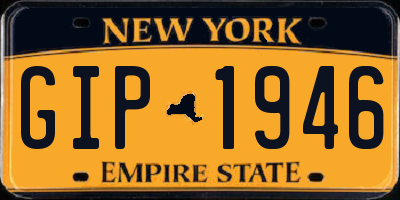 NY license plate GIP1946