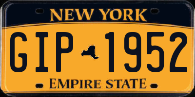 NY license plate GIP1952