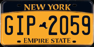 NY license plate GIP2059