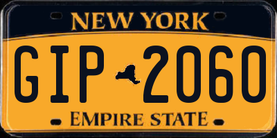 NY license plate GIP2060