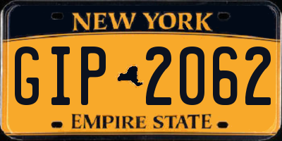 NY license plate GIP2062