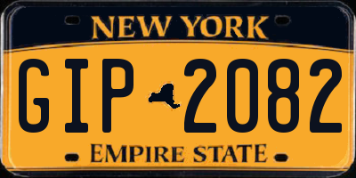 NY license plate GIP2082