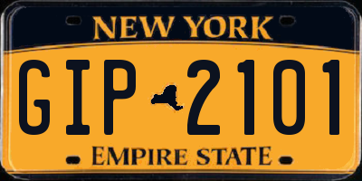 NY license plate GIP2101