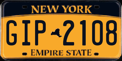 NY license plate GIP2108