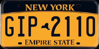 NY license plate GIP2110