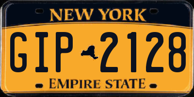 NY license plate GIP2128