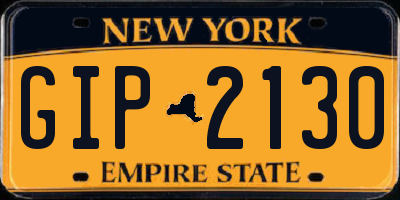 NY license plate GIP2130