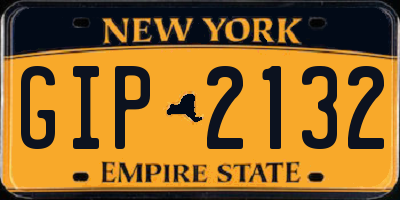 NY license plate GIP2132