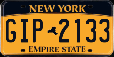 NY license plate GIP2133