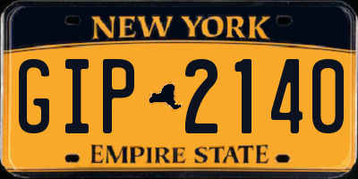 NY license plate GIP2140
