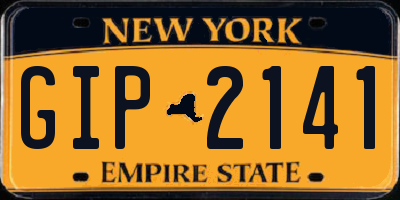 NY license plate GIP2141