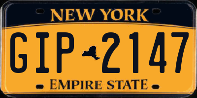NY license plate GIP2147