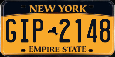 NY license plate GIP2148