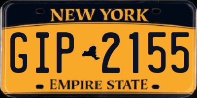 NY license plate GIP2155