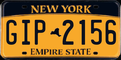 NY license plate GIP2156