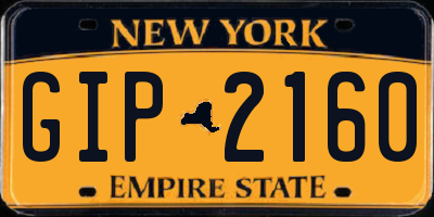 NY license plate GIP2160