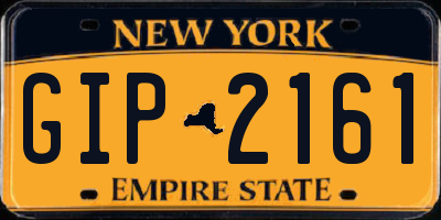 NY license plate GIP2161
