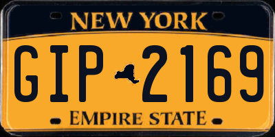 NY license plate GIP2169