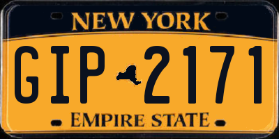 NY license plate GIP2171