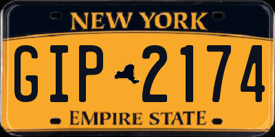 NY license plate GIP2174