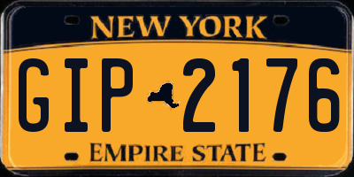 NY license plate GIP2176