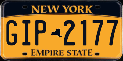 NY license plate GIP2177