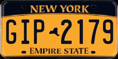 NY license plate GIP2179