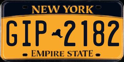 NY license plate GIP2182