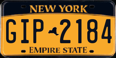 NY license plate GIP2184
