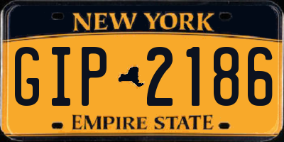 NY license plate GIP2186