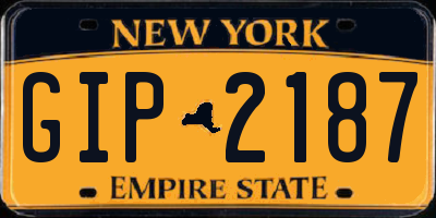 NY license plate GIP2187
