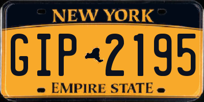 NY license plate GIP2195
