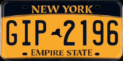 NY license plate GIP2196
