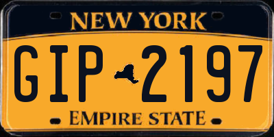 NY license plate GIP2197